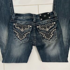 Miss Me Low-Rise Boot-Cut Jeans